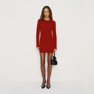 Reformation Walker Cashmere Crew Dress